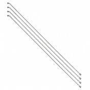 RAYON RENFORCE INOX ARGENT 2,0mm AVEC TETE COUDEE EN 2,3mm L 285mm AVEC ECROUS (VENDU PAR 4) 5400540009467