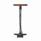 FLOOR PUMP - ZEFAL PROFIL MAX FP65 GREY ALUMINIUM BODY - DIGITAL GAUGE 12BARS - SWITCH CONNECTION VP/VS - WOODEN HANDLE. 3420580868017