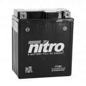 BATTERIE 12V 7,4 Ah NTZ8V NITRO SLA SANS ENTRETIEN PRETE A L'EMPLOI (Lg113xL70xH130mm) (EQUIVALENT YTZ8V)