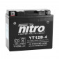BATTERY 12V 10 Ah NT12B-4 NITRO SLA MAINTENANCE FREE "READY TO USE" (Long 150mm x Wd 69mm x Ht 130mm) 5414837002727