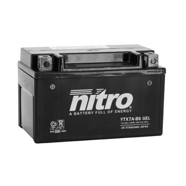 BATTERIE 12V 6 Ah NTX7A NITRO SLA SANS ENTRETIEN PRETE A L'EMPLOI (Lg150xL87xH94mm) 5414837156420