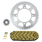 CHAIN AND SPROCKET KIT FOR BETA 50 RR SM 2012>2017, 50 RR MOTARD SPORT 2014>2018, RR MOTARD 2012>2017 428 12x52 (Ø SPROCKET 100/120/8.5/16) -AFAM-