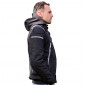 JACKET ADX RSX BLACK/WHITE L WITH REMOVABLE HOOD-WITH PROTECTIONS EXCEPT BACK PROTECTOR (APPROVED NF EN 17092-4 : 2020)