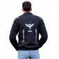 JACKET ADX RSX BLACK/WHITE L WITH REMOVABLE HOOD-WITH PROTECTIONS EXCEPT BACK PROTECTOR (APPROVED NF EN 17092-4 : 2020)