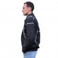 VESTE/BLOUSON ADX RSX NOIR/BLANC L AVEC CAPUCHE AMOVIBLE (AVEC PROTECTIONS/SANS PLAQUE DORSALE) (HOMOLOGUE NF EN 17092-4 : 2020)