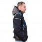 VESTE/BLOUSON ADX RSX NOIR/BLEU S AVEC CAPUCHE AMOVIBLE (AVEC PROTECTIONS/SANS PLAQUE DORSALE) (HOMOLOGUE NF EN 17092-4 : 2020)