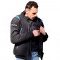 VESTE/BLOUSON ADX RSX NOIR/BLEU S AVEC CAPUCHE AMOVIBLE (AVEC PROTECTIONS/SANS PLAQUE DORSALE) (HOMOLOGUE NF EN 17092-4 : 2020)