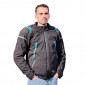 JACKET ADX RSX BLACK/BLUE 2XL WITH REMOVABLE HOOD-WITH PROTECTIONS EXCEPT BACK PROTECTOR (APPROVED NF EN 17092-4 : 2020)