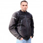 JACKET - ADX RSX BLACK/GREY L -WITH REMOVABLE HOOD-WITH PROTECTIONS EXCEPT BACK PROTECTOR- (APPROVED NF EN 17092-4 : 2020)