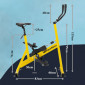 SWIMMING POOL EXERCISE BIKE V2 - (colors choice : silver-white- blue-grey- yellow- pink-red )