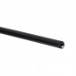 CABLE SHEATH -TRANSFIL - FLAT SECTION WIRE 26/10 BLACK (50M) 3700086801511