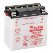 BATTERIE 12V 9 Ah YB9L-A2 YUASA YUMICRON AVEC ENTRETIEN (Lg135xL75xH139mm)