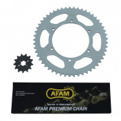 CHAIN AND SPROCKET KIT FOR GILERA 50 SMT RACING 2011>2016 420 13x53 (Ø SPROCKET 108/123/6.5) -AFAM- 5400598126154