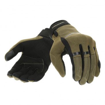 GLOVES-SPRING/SUMMER TUCANO -FOR MEN- PENNA ARMY GREEN - EURO 8 (S) (APPROVED EN 13594:2015-CE) (TOUCH SCREEN FUNCTION)