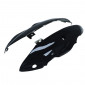 FAIRINGS/BODY PARTS FOR CHINESE SCOOTER - BLACK (7 PARTS) -P2R-