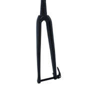 FORK- FOR ROAD BIKE 700C CARBON - STRAIGHT - UD CARBON CONICAL THREADLESS STEERER Ø1"1/2 in LOWER PART/ Ø 1"1/8-28,6 EXTERNAL, FOR DISC BRAKE & THRU AXLE 12mm - 395grs. 8013271291697