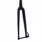 FORK- FOR ROAD BIKE 700C CARBON - STRAIGHT - UD CARBON CONICAL THREADLESS STEERER Ø1"1/2 in LOWER PART/ Ø 1"1/8-28,6 EXTERNAL, FOR DISC BRAKE & THRU AXLE 12mm - 395grs. 8013271291697