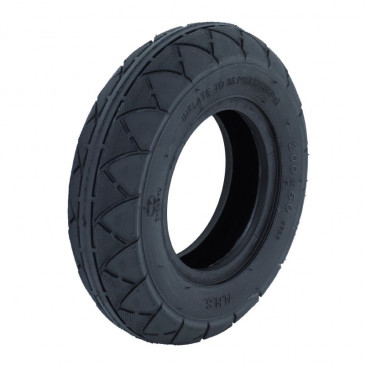 TYRE FOR E-SCOOTER 200 X 50 BLACK TUBETYPE (internal Ø 94mm) (KUGOO S1/S3 - RAZOR E100/E125/E200) 3700948269183
