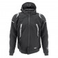 JACKET - ADX RSX BLACK/WHITE S -WITH REMOVABLE HOOD-WITH PROTECTIONS EXCEPT BACK PROTECTOR- (APPROVED NF EN 17092-4 : 2020)