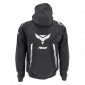 VESTE/BLOUSON ADX RSX NOIR/BLANC L AVEC CAPUCHE AMOVIBLE (AVEC PROTECTIONS/SANS PLAQUE DORSALE) (HOMOLOGUE NF EN 17092-4 : 2020) 3700948185544