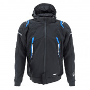 VESTE/BLOUSON ADX RSX NOIR/BLEU S AVEC CAPUCHE AMOVIBLE (AVEC PROTECTIONS/SANS PLAQUE DORSALE) (HOMOLOGUE NF EN 17092-4 : 2020) 3700948185575