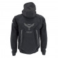 JACKET ADX RSX BLACK/GREY XL WITH REMOVABLE HOOD-WITH PROTECTIONS EXCEPT BACK PROTECTOR (APPROVED NF EN 17092-4 : 2020)