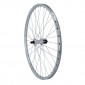 ROUE VTT PATIN BLOCAGE 26" ER10 ARRIERE ARGENT MOYEU SHIMANO QC300 10/9/8V COMPATIBLE 7V 36 RAYONS JANTE 21C 3660429030377