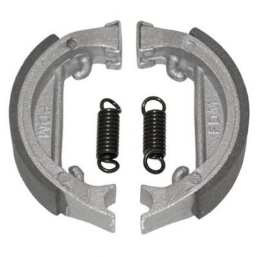 ZZZ MACHOIRE DE FREIN ADAPTABLE PEUGEOT 103SP-MVL AV ET AR (DIAM 80mm TYPE LELEU, 2 RESSORTS) (VENDU A LA PAIRE)
