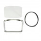 REPAIR KIT FOR SPEEDOMETER (RECTANGLE SHAPED) FOR MOPED MBK 88 (COVER+GLASS+GASKET) -SEELCTION P2R- 3701213417322