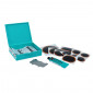 KIT REPARATION CHAMBRE A AIR TIP TOP TT12 VOITURE BOITE (4 PCS 37mm + 2 PCS 45mm + 1 PC 54mm + 1 PC 75mm + 1PC 74x37mm + COLLE 10g + PAPIER PONCE) AVEC NOTICE (506 0519) 4003115060514