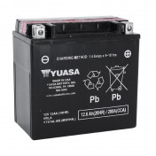 BATTERIE 12V 12 Ah YTX14L-BS YUASA MF SANS ENTRETIEN HAUTE PERFORMANCE AVEC PACK ACIDE (Lg150xL87xH147mm)