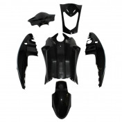 FAIRINGS/BODY PARTS FOR SCOOT KYMCO 50 AGILITY (DUAL SEAT), 125 AGILITY (DUAL SEAT) BLACK GLOSS (6 PARTS KIT)