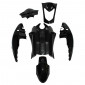 CARROSSERIE/CARENAGE SCOOT ADAPTABLE KYMCO 50 AGILITY (SELLE BI-PLACE), 125 AGILITY (SELLE BI-PLACE) NOIR BRILLANT (6 PIECES) -P2R- 3700948053935