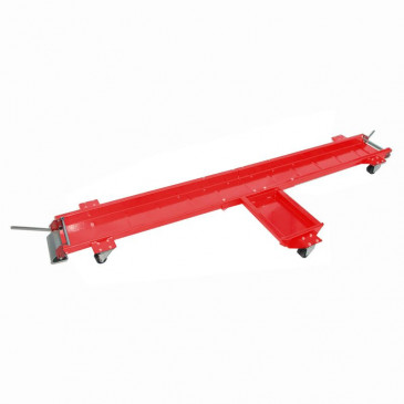 MOTORBIKE MOVER - UNIVERSAL P2R - STEEL MADE- Red - With wheels (MAX LOAD 565 kg)