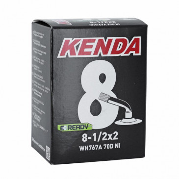 INNER TUBE FOR SCOOTER 8.5 X 2.00 KENDA SCHRADER VALVE 70° 0047853077964
