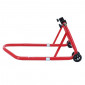 LEVE/BEQUILLE MOTO STAND P2R ARRIERE + AVANT UNIVERSEL ACIER ROUGE (CHARGE MAXI 250 kg) 3700948219263