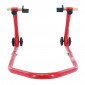 PADDOCK STAND (Bike Lift) P2R UNIVERSAL FRONT or REAR - RED STEEL- MAX LOAD 250 kg.