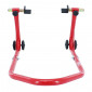 LEVE/BEQUILLE MOTO STAND P2R ARRIERE + AVANT UNIVERSEL ACIER ROUGE (CHARGE MAXI 250 kg) 3700948219263
