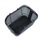 PANIER ARRIERE ACIER NID ABEILLE BASIL CENTO TECH NOIR SYSTEME MIK SUR PORTE BAGAGE IDEAL POUR E-BIKE/VAE (L46xl34xH25cm) AVEC ECLAIRAGE LED (COMPATIBLE AVEC 157030) 8715019112782