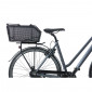 PANIER ARRIERE ACIER NID ABEILLE BASIL CENTO TECH NOIR SYSTEME MIK SUR PORTE BAGAGE IDEAL POUR E-BIKE/VAE (L46xl34xH25cm) AVEC ECLAIRAGE LED (COMPATIBLE AVEC 157030) 8715019112782