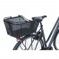 REAR BASKET- STEEL MESH- BASIL CENTO TECH - BLACK - MIK MOUNTING SYSTEM ON LUGGAGE CARRIER- perfect FOR EBIKE (L46xl34xH25cm) With ldes lights
