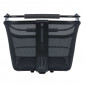 PANIER ARRIERE ACIER NID ABEILLE BASIL CENTO TECH NOIR SYSTEME MIK SUR PORTE BAGAGE IDEAL POUR E-BIKE/VAE (L46xl34xH25cm) AVEC ECLAIRAGE LED (COMPATIBLE AVEC 157030) 8715019112782