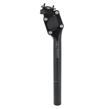 TIGE DE SELLE ROUTE/VTT ERGOTEC PARALLELOGRAMME ALU NOIR DIAM. 31,6 L350mm (HOMOLOGUE NIVEAU 5) 4016538098484