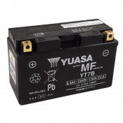 BATTERY 12V 6,5 Ah YT7B YUASA AGM FACTORY ACTIVATED "READY TO USE" (Lg150xWd65xH93)