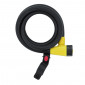 ANTIVOL VELO SPIRAL A CLE AUVRAY DIAM 15 mm L 1.50 M NOIR MAT (AVEC SUPPORT) 3700807708150