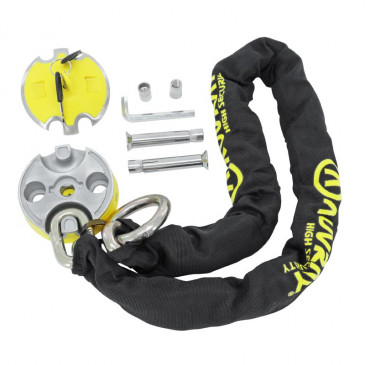 ANTITHEFT- CHAIN LOCK AUVRAY XTREM PROTECT - SRA LASSO CHAIN 1,20M Ø 13.5mm LINK + GROUND ANCHOR 3700807708969