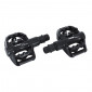 HYBRID PEDAL FOR MTB- WELLGO - SPD CLIP-IN OR FLAT - WITH CLEATS (PAIR)