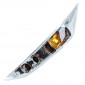 CLIGNOTANT SCOOT ADAPTABLE PIAGGIO 50 ZIP 2000> AV GAUCHE TRANSPARENT (HOMOLOGUE CE) -P2R- 3700948057629