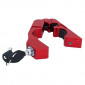 ANTIVOL BLOQUE LEVIER + POIGNEE P2R ROUGE -P2R- 3700948075548