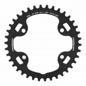 CHAINRING FOR MTB-FOR SINGLE- 38T. Ø96 1X11 BLACK STRONGLIGHT -4 ARMS- XT M8000/SLX M7000 NON THREADED 3700223719655
